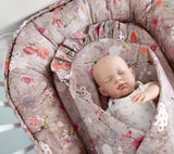 Swaddle wrap blanket / baby playmat - Bouquet Swaddle blanket Lullalove UK 