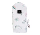 Swaddle wrap blanket / baby playmat - Herbs pink Duvet swaddles Lullalove UK 