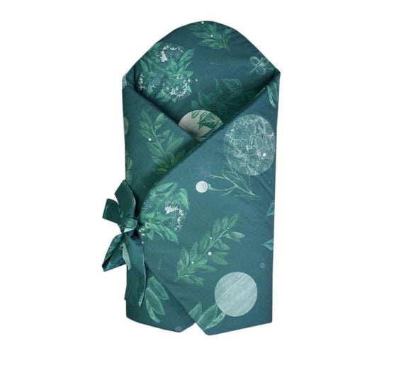 Duvet swaddle / baby playmat - Moon garden